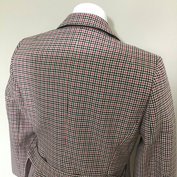 Evan Picone Houndstooth blazer jacket - Picture 4 of 8